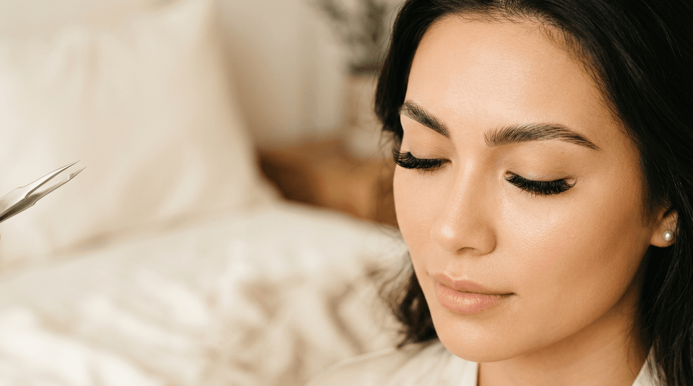 Detalle de mirada y pestañas — estética Jay Cils